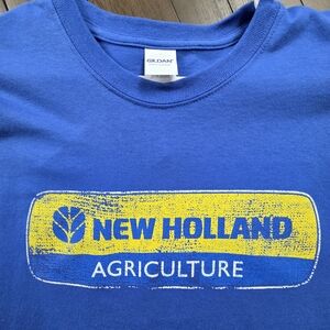 New Holland Agriculture Blue T-Shirt Unisex Size XL